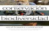 conservación Áreas prioritarias para la · 2018-10-23 · conceptual y metodológicamente en la planificación sistemática para la conservación (Langhammer et al., 2007). Este