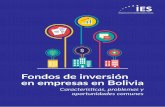 Fondos de inversión...millones de dólares 3 por los otros fondos. La Bolsa Boliviana de Valores (BBV) reporta que la cartera de los Fondos de Inversión Cerrados (FIC) a Octubre