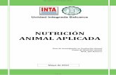 NUTRICIÓN ANIMAL APLICADA · 2014-06-09 · Nutrición Animal Aplicada 6 . Figura 1: Esquema del sistema digestivo de los rumiantes. Omaso . El omaso es el tercer estómago, tiene