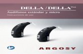 UG Argosy 029 XXXX 06 Della Plus BTE 92x125 ES v1.00 · Sírvase de las ilustraciones etiquetadas de las siguien tes páginas para identificar el sistema auditivo y el molde del oído