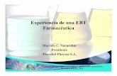 Experiencia de una EBT Farmacéutica · Experiencia de una EBT Farmacéutica Marcelo C. Nacucchio Presidente Therabel Pharma S.A. I Congreso Emprendedores, Innovación y Gestión
