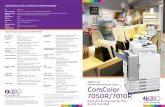 7050R/7010R Spanish Version 7050r_7010r_riso.pdf · Impresora de Inyección de Tinta de Alta Velocidad. Tinta e Innovación. especificaciones ComColor 7050R/7010R. color soportado.