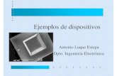 Antonio Luque Estepa Dpto. Ingeniería Electrónica · Automoción: presión de aceite, de aire, de gases ... Deposición de Al. Metalizado Deposición LPCVD de aluminio Temperatura