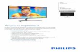 Amplía tu experiencia · PDF file Philips Pantalla LCD E-Line 32 (visible 80 cm [31,5"]) Full HD (1920 x 1080) 323E7QDAB Amplía tu experiencia Amplía tu experiencia de visualización