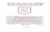 2011 -2014americanjuniorcollege.cl/ajc/wp-content/uploads/2014/10/PROYECT… · morales del niño o del joven por medio de preceptos, ejercicios, ejemplos, etc. Educar la inteligencia,