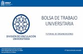 BOLSA DE TRABAJO UNIVERSITARIA organizacion.pdf · ¿Cómo entrar a la Bolsa de Trabajo Universitaria? Abrir el navegador web y escribir Universidad Autónoma de San Luis Potosí