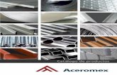 Catálogo de productos · Catálogo de Productos Aceromex es una empresa cien por ciento mexicana con mas de 38 años de experiencia en el mercado. Desde su fundación en 1968 como