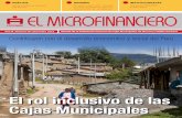 El rol inclusivo de las Cajas Municipales€¦ · productos financieros y una regulación que propicie el desarrollo de este sector. Recordó que el 95.1% de las empresas en el Perú