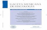 Gaceta Mexicana de Oncología - gamo-smeo.com V7 No 1 enero-febrero2008.pdfDR. ALEJANDRO MOHAR BETANCOURT Director General del Instituto Nacional de Cancerología DR. EUCARIO LEÓN