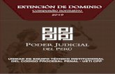 EXTINCIÓN DE DOMINIO · sus autoridades competentes, con el fin de identificar a las personas involucradas en la comisión de delitos tipificados de conformidad con lo dispuesto