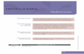 HIPOGLICEMIA - Avantmed€¦ · CÓDIGO P70.4 Hipoglicemia persistente| Hipoglicemia transitoria Hipoglicemia inicial transitoria Necesitc de cargas de de 12 mg/kg/ min y/o un aporte