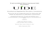 Universidad Internacional del Ecuador - UIDE · Universidad Internacional del Ecuador Facultad de Ingeniería Mecánica Automotriz Proyecto de Investigación para la obtención del
