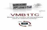 vmb1tc rev3 ES - Velleman...• un LED parpadea durante una alarma de temperatura baja/elevada • tensión de alimentación • al recibir/enviar datos en el sistema Velbus® Pantalla