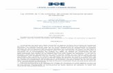 BOE.es - Agencia Estatal Boletín Oficial del Estado ...Ley 15/2009, de 11 de noviembre, del contrato de transporte terrestre de mercancías. Jefatura del Estado «BOE» núm. 273,