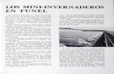 LOS MINI-INVERNADEROS EN TUNEL · 2009-08-04 · LOS MINI-INVERNADEROS EN TUNEL Está comprobado que el cultivo de hortali-zas en túneles de plástico es una técnica que ha dado