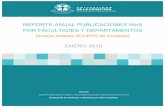 REPORTE ANUAL PUBLICACIONES WoS POR FACULTADES Y …analisis.ufro.cl/images/boletin/2018/edicion... · de los académicos de la Universidad de La Frontera, distribuidos por facultades,