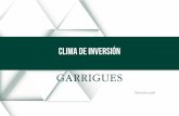 CLIMA DE INVERSIÓN - Garrigues · 2016-11-16 · • En el caso de ME-O, aun cuando tiene un partido político propio, sus recientes problemas judiciales pronostican una muy mala