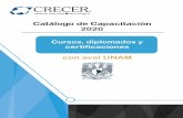 Catálogo de Capacitación 2020 · Pública del Gobierno Federal y el CONOCER en el cual se asegura que el desempeño ... EC0217: Impartición de cursos del capital humano de manera