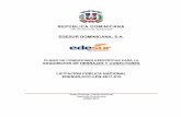 Pliego de Bienes y Servicios conexos - Edesuredesur2.edesur.com.do/wp-content/uploads/2017/06/... · que deseen participar en la Licitación Pública para la Adquisición de Herrajes