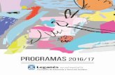 2 PROGRAMAS CURSO 2016-2017 - Comunidad de Madrid10 PROGRAMAS PROGRAMAS CURSO 2016–2017CURSO 2016-2017 Con el objetivo de garantizar el derecho a la educación de todos los niños