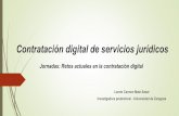 Contratación digital de servicios jurídicosportal.uc3m.es/portal/page/portal/dpto_dcho_privado/area_dcho_civil... · Las cláusulas sobre el precio del contrato serán válidas