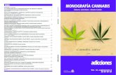 Indice MONOGRAFÍA CANNABIS - Ministerio de Sanidad ... · nos de futuro. Se abre una visión crítica sobre la cul-tura que sostiene el cannabis que abren el campo sobre futuros