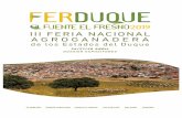 26/27/28 ABRIL DOSSIER EXPOSITORES · 2019-01-29 · 01 La III Feria Nacional Agroganadera de los Estados del Duque (FERDUQUE), que se celebrará del 26 al 28 de abril en Fuente el