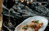 MENÚS DE NAVIDAD 2019 - Almanac Hotels · Aceitunas y encurtidos Mejillones Boquerones Patatas Chips Salsa La Cala ESTACIÓN DE MARISCOS & AHUM ADOS Salmón ahumado Carpier Salmón