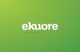 Guía práctica para usuario - eKuore · Al abrir la aplicación te saldrá una animación explicativa, en el ... Si el altavoz dispone de control de bajos, ponlo entre la mitad y