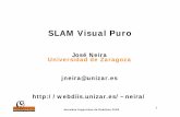 SLAM Visual Puro - unizar.eswebdiis.unizar.es/~neira/Neira-JAR2008.pdf · 2008-11-18 · 3 Jornadas Argentinas de Robótica 2008 1. El problema de SLAM ¿Es posible, comenzando en