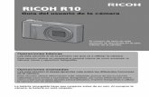 RICOH R10 Camera User Guide · El símbolo puede estar combinado con otros símbolos para indicarle las acciones ... no la golpee con un martillo, no se suba encima de la misma, no