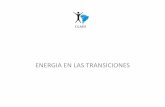 ENERGIA EN LAS TRANSICIONES - RedGE...ENERGIAS RENOVABLES Sistemas energéticos de uso final Sistemas de producción de bienes y servicios ENERGIAS NO RENOVABLES CIÓN Energía primaria