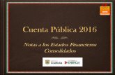 Cuenta Pública 2016 - sefincoahuila.gob.mx · El saldo que muestra esta cuenta al 31 de diciembre de 2016 asciende a 100 millones 579 mil 11.60 pesos y en 2015 es de 76 millones