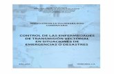 REDUCCION DE LA VULNERABILIDAD COMUNITARIAns.bvs.hn/ri-hn2/pdf/doch0018/pdf/doch0018-2.pdfPRINCIPALES ENFERMEDADES DE TRANSMISIÓN VECTORIAL EN SITUACIONES DE EMERGENCIAS O DESASTRE