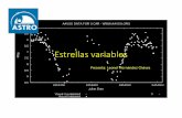 Estrellas variables - Asociación Salvadoreña de Astronomíaastro.org.sv/wp-content/uploads/2018/02/Estrellas-variables-v2.pdf · Un poco de historia… • Un antiguo calendario