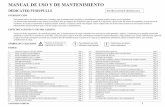 MANUAL DE USO Y DE MANTENIMIENTOMANUAL DE USO Y DE MANTENIMIENTO UM-PPDED-10-2007-R4 1 DEDICATED PUSH/PULLS INTRODUCCIÓN Este manual incluye las instrucciones para el montaje, para