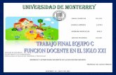 MODELOS Y ESTRATEGIAS DOCENTES EN LA EDUCACION …ispef.org/Monterrey2010/Trabajo 2010/Trabajo Final_EqFINAL_C.pdf · Tomando en cuenta los lineamientos establecidos para la realización
