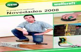 El programa wolfcraftNovedades 2008 · piezas de trabajo largas; ideales para trabajos de serrado o como bandeja de material • sistema de plegado rápido para un almacenamiento