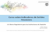Curso sobre Indicadores de Solidez Financiera€¦ · Cuando se reproduzca este material o cualquiera de sus partes deberá indicarse como fuente el Departamento de Estadística delFMI.