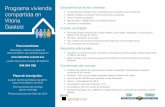 Programa vivienda Características de las viviendas compartida en · 2015-02-23 · • Contrato uso distinto de vivienda para vivienda compartida, individual para cualquier ocupante