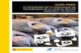 LA APLICACIÓN DE LA LEGISLACIÓN DE TRAZABILIDAD DE LA …coli.usal.es/web/Guias/pdf/Guia_aplicacion_traza_sector_pesquero... · generales de la legislación alimentaria, se crea
