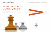 Return on Analytics - Catedraia2.com€¦ · también referente líder del mercado. mediante la aplicación del análisis cuantitativo en todos los ámbitos de negocio, por obtener