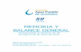 59 MEMORIA Y BALANCE GENERAL - capsunchales.com y … · carcaza), se inició la segunda etapa del proyecto que se concretó en octubre de 2013 y con certificación incluída la provincia