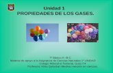 Unidad 1 PROPIEDADES DE LOS GASES.€¦ · Unidad 1 PROPIEDADES DE LOS GASES. 7º Básico A –B-C Material de apoyo a la Asignatura de Ciencias Naturales 1º UNIDAD Colegio Mineral