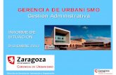 GERENCIA DE URBANISMO - zaragoza.eszaragoza.es/contenidos/urbanismo/gerencia/urbanismo-informe-201… · Dirección de Servicios de Información y Organización 0 20 40 60 80 100