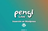 Manual insercion wp - Pengi Live · Personalice los mensajes de bienvenida, llamada en espera y otros momentos de interacción con su cliente. Para terminar, previsualice el widget