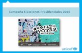Campaña Elecciones Presidenciales 2015eikon.revistaimagen.com.ar/wp-content/uploads/2018/02/UNICEF_-_… · Se realizó un documento junto a AFSCA y la Defensoría del Público y
