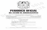 PERIODICO OFICIAL - Aguascalientes€¦ · centralizados estatales y municipales, las empresas de participación estatal mayoritaria y los fideicomisos públicos que tengan el carácter