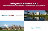 Proyecto Etileno XXI · petróleo y gas en todo México. Pozos petroleros en operación. Zona de alto potencial de nuevas reservas de petróleo y gas. Acceso fácil a carreteras,