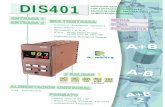 DIS401 - REMBERGremberg.es/PDF_archivos/0-Indicadores/DIS401/DIS401.pdf · 8 Encendido a la activaciòn de la funciòn “Manual”. 9 Encendido cuando el controlador esta ejecutando